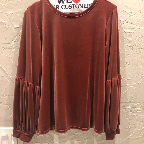 Velvet pouf sleeve - Picture 1 of 4